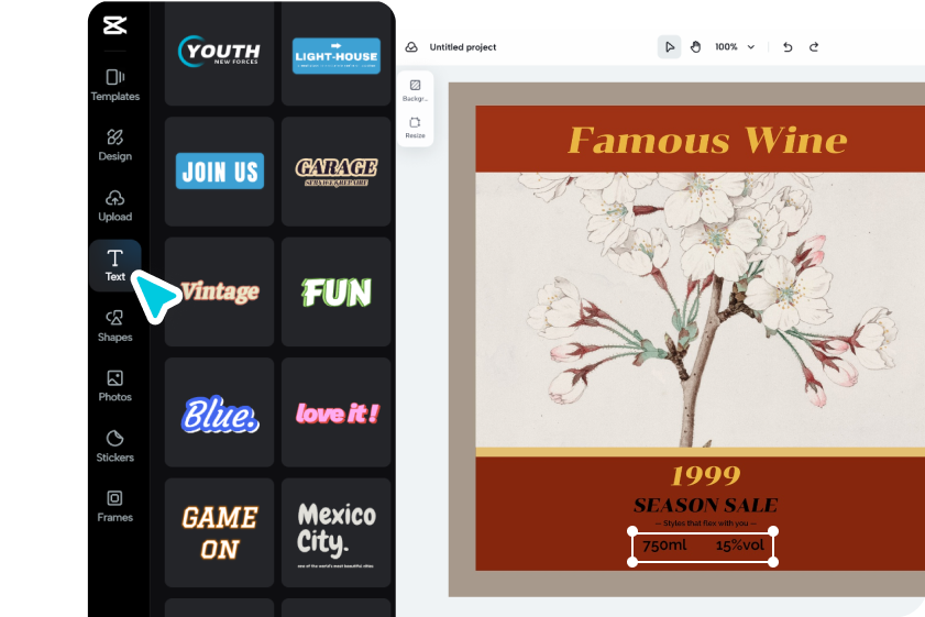Add information and download